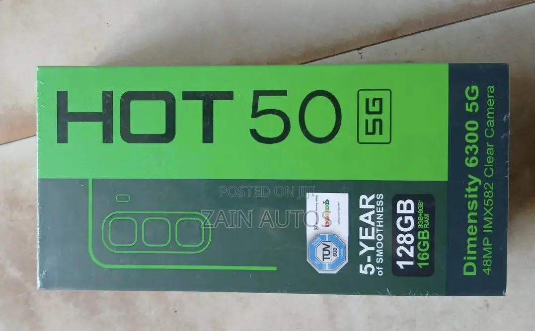 New Infinix Hot 50 256 GB Black