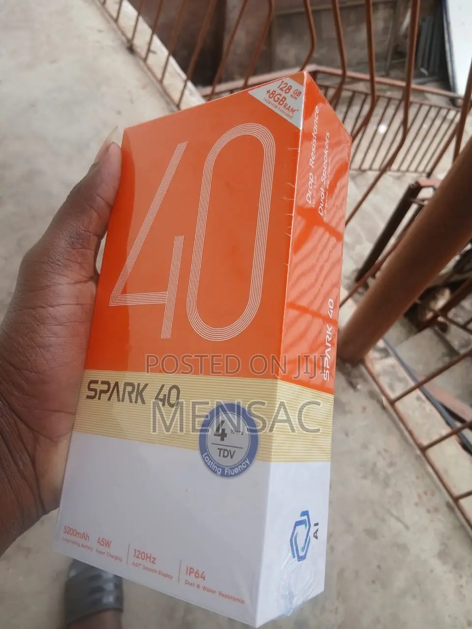 New Tecno Spark 40 256 GB Black