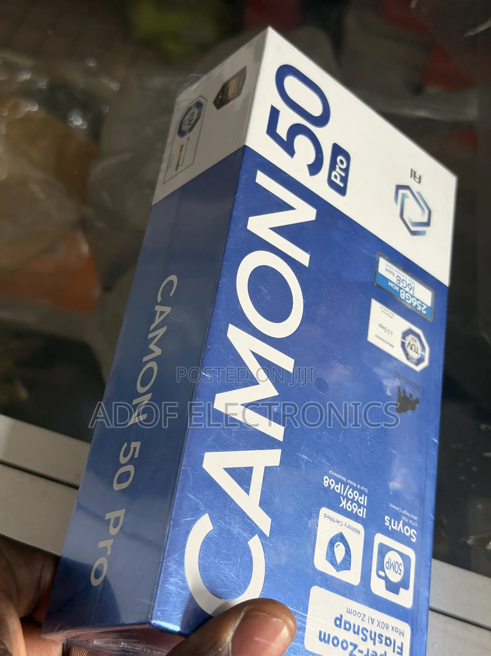 New Tecno Camon 50 Pro 256 GB Black