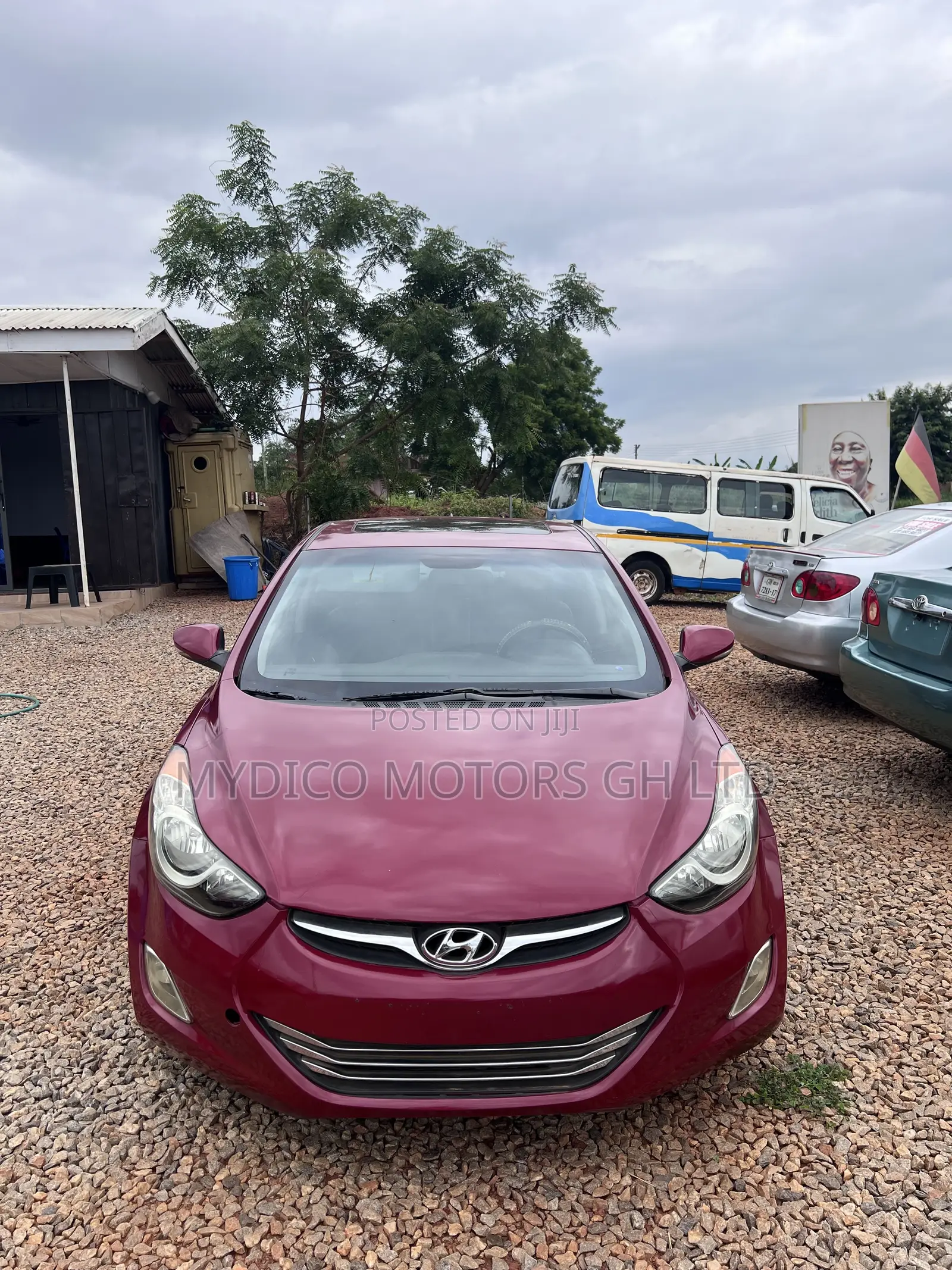 Hyundai Elantra Limited 2011 Red