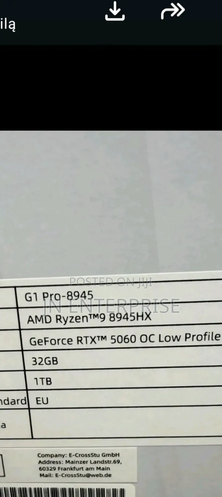 New Desktop Computer 32GB AMD Ryzen 9 SSD 1T