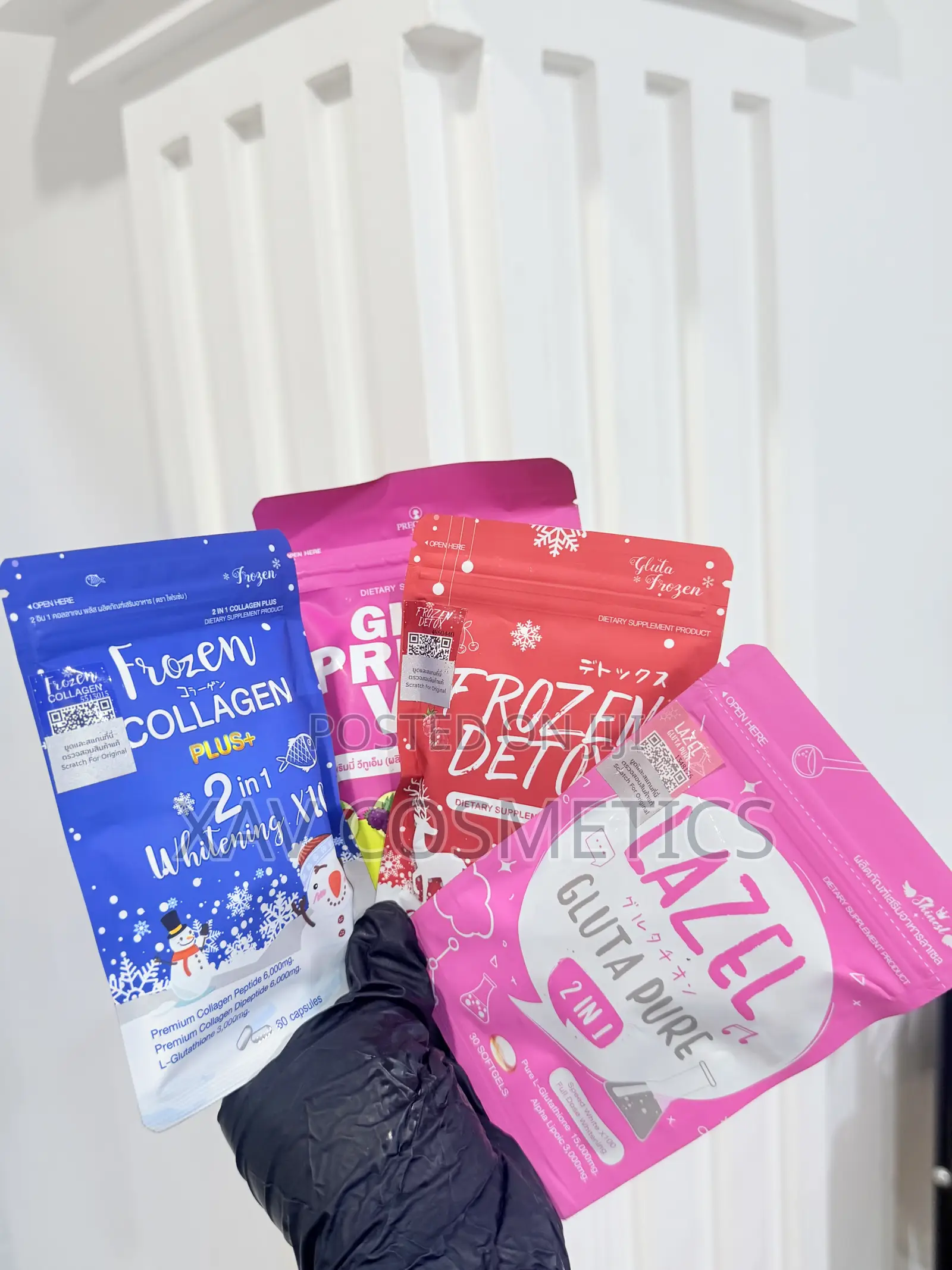 Frozen Collagen,Frozen Detox,Lazel and Gluta Primme