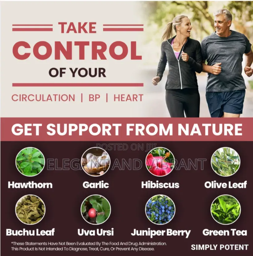 Blood Pressure Support for Men Women,Hawthorn,Hibiscus,Garlic,Olives