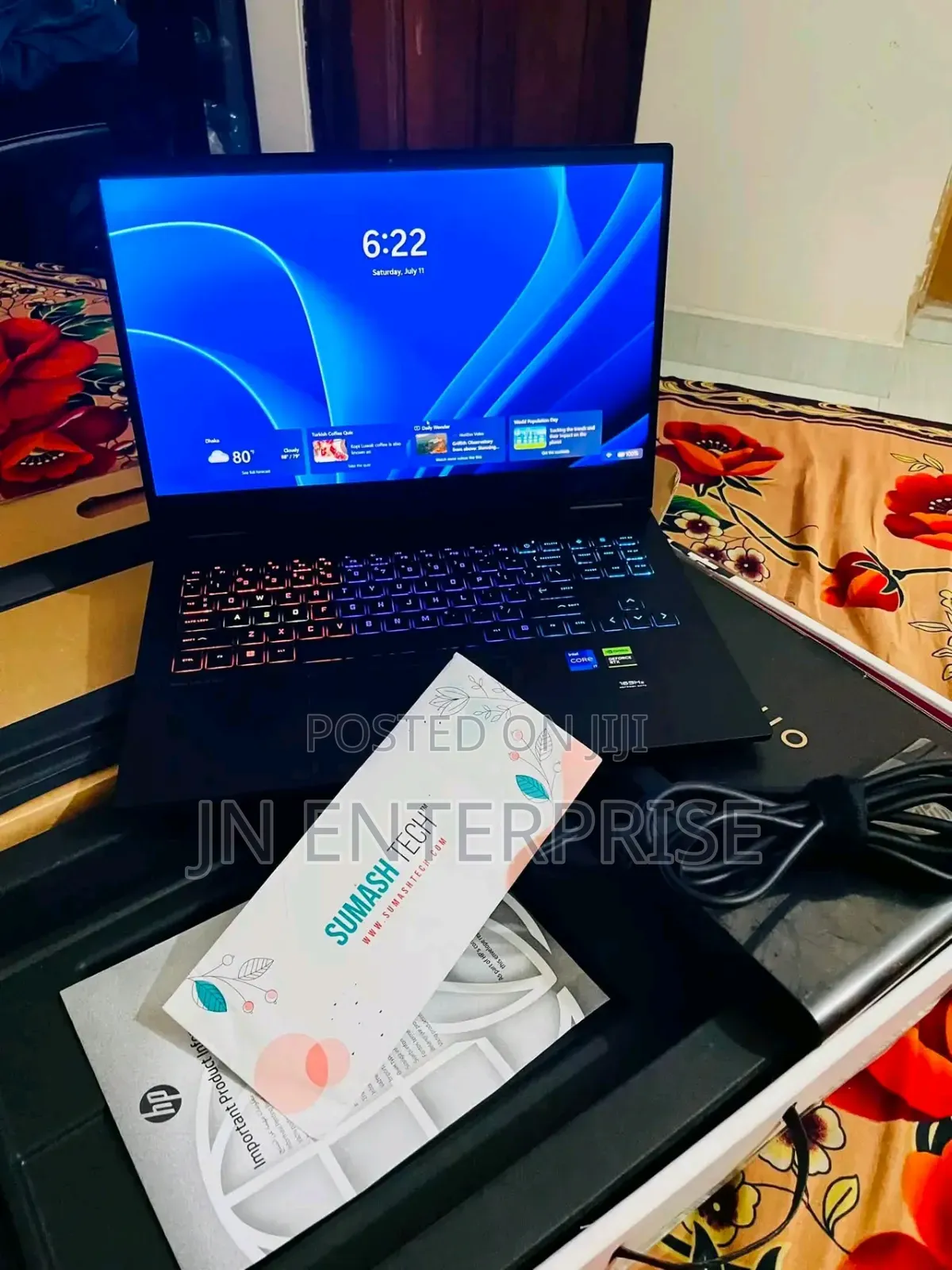 New Laptop HP Omen 16 16GB Intel Core i7 SSD 1T
