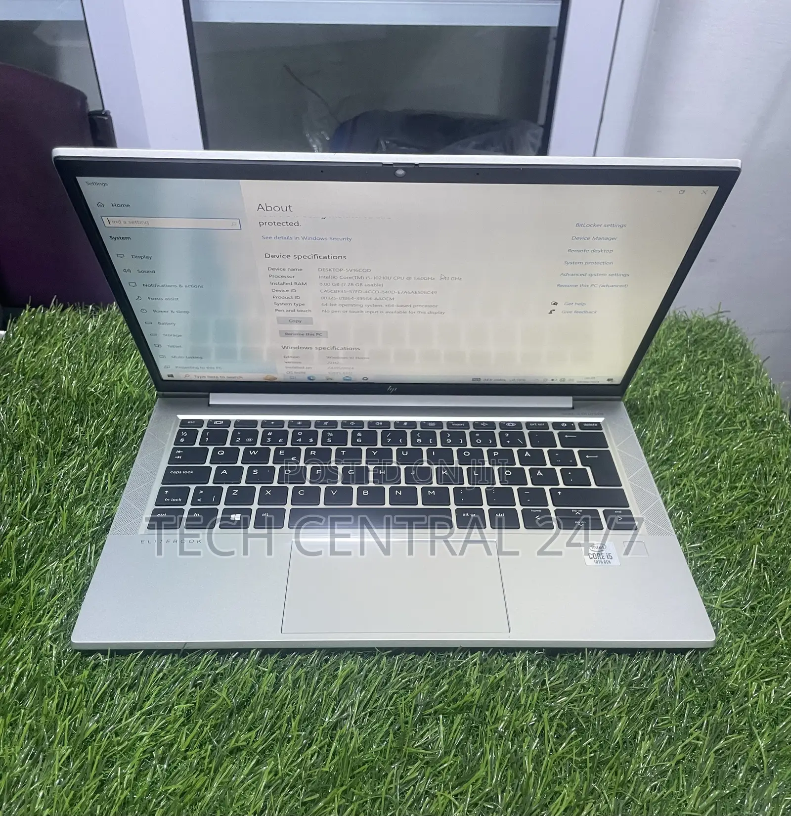 Laptop HP EliteBook 830 G7 16GB Intel Core i7 SSD 256GB