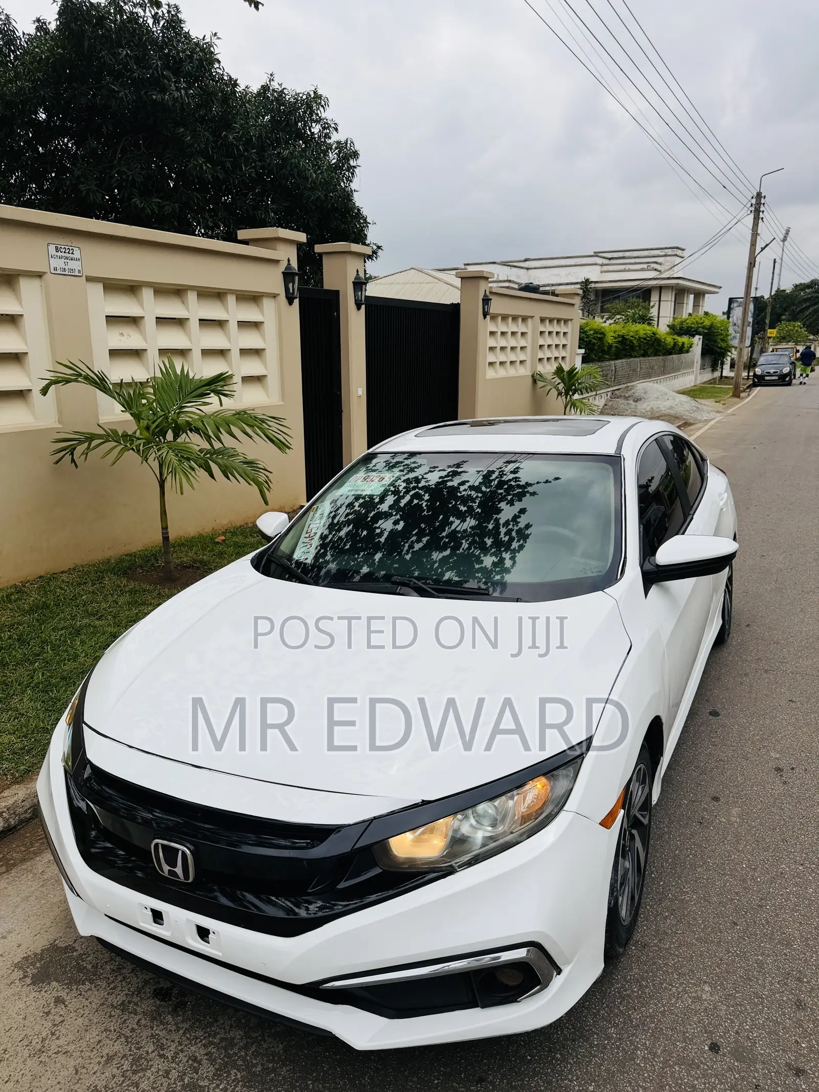 Honda Civic EX 4dr Sedan (2.0L 4cyl) 2017 White