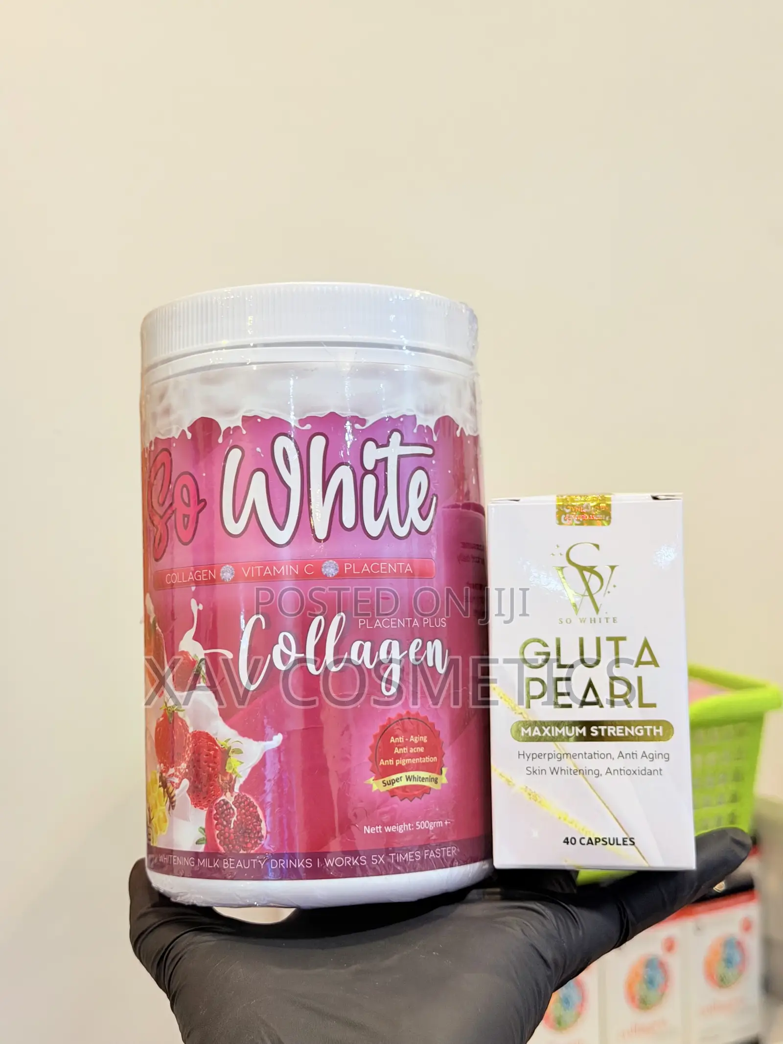 So White Collagen and Gluta Pearl Supplement