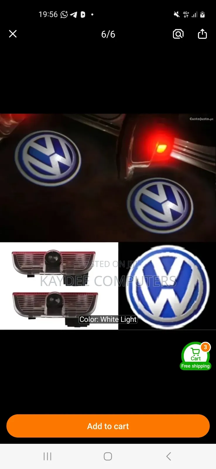 Golf 4 Door Light
