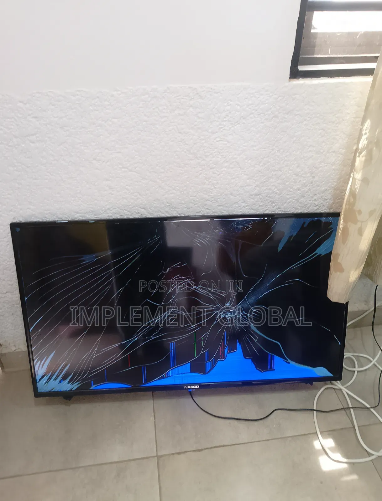 Nasco 42 Inch TV With Faulty Screen