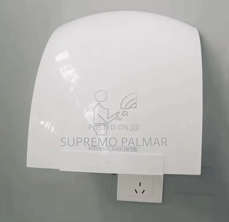 Automatic Hand Dryer, Sensor Operated, 1200W - White