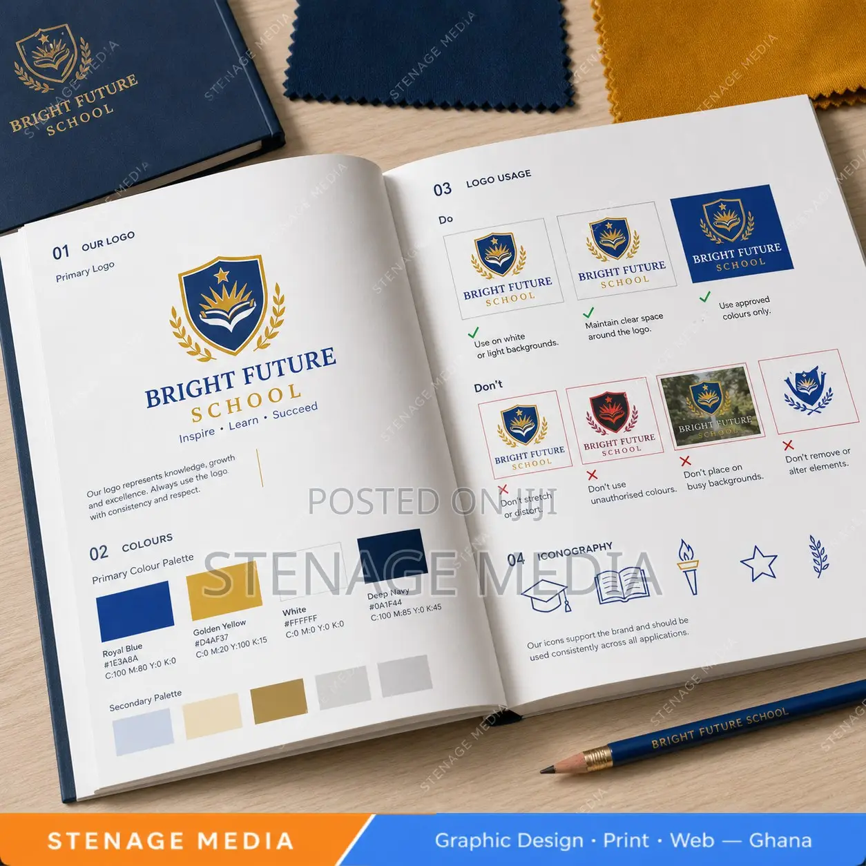 Brand Style Guide Brand Guidelines Design in Ghana