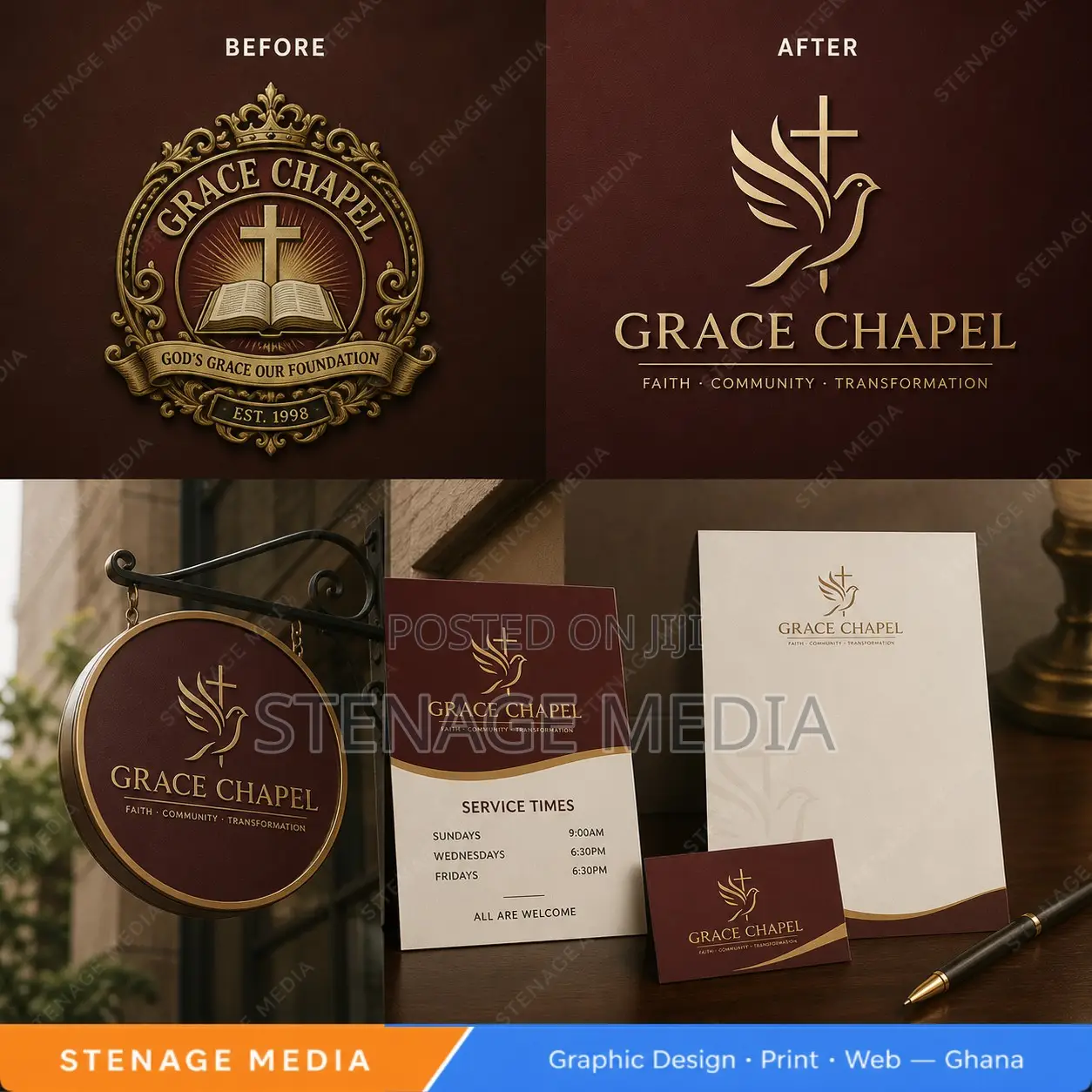 Logo Redesign Rebrand – Modernize Your Business Logo