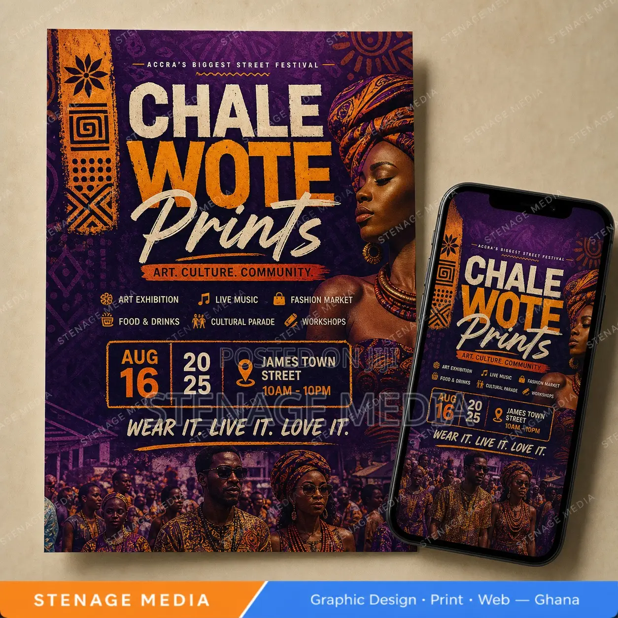 Flyer Design – Business, Event Promotional Flyers, Ghana