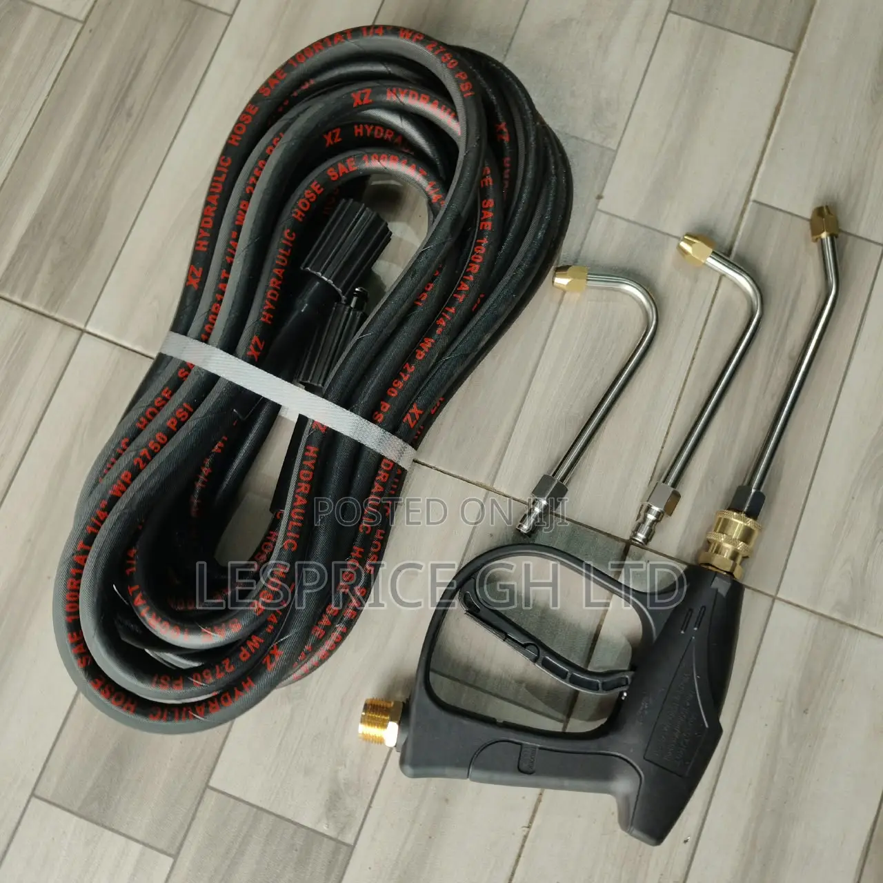 Pressure Washer Hose 10mm With Gun and Nozzle