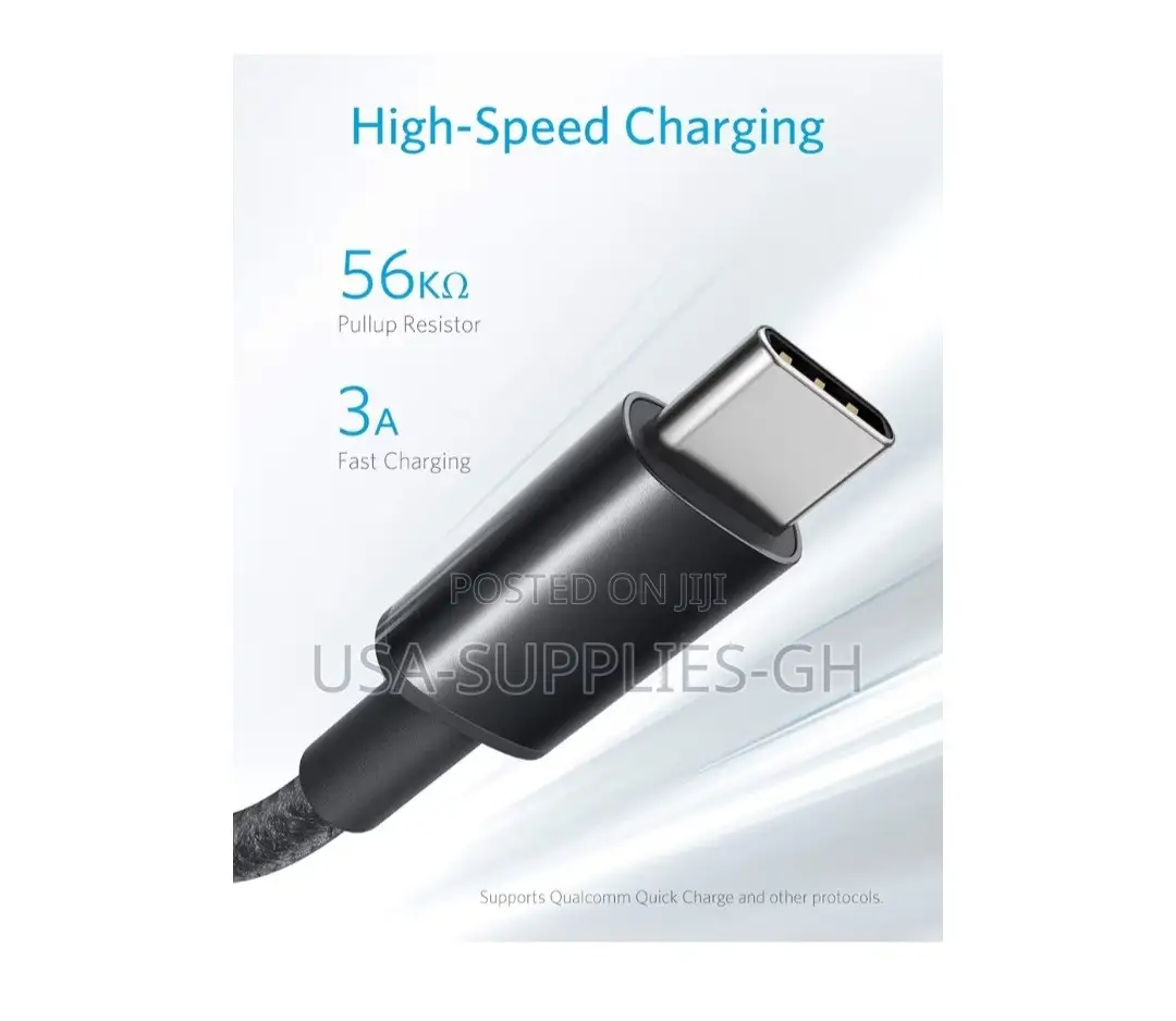 Anker USB a to USB C Cable, Super Fast Speed Cable 6 Ft From USA