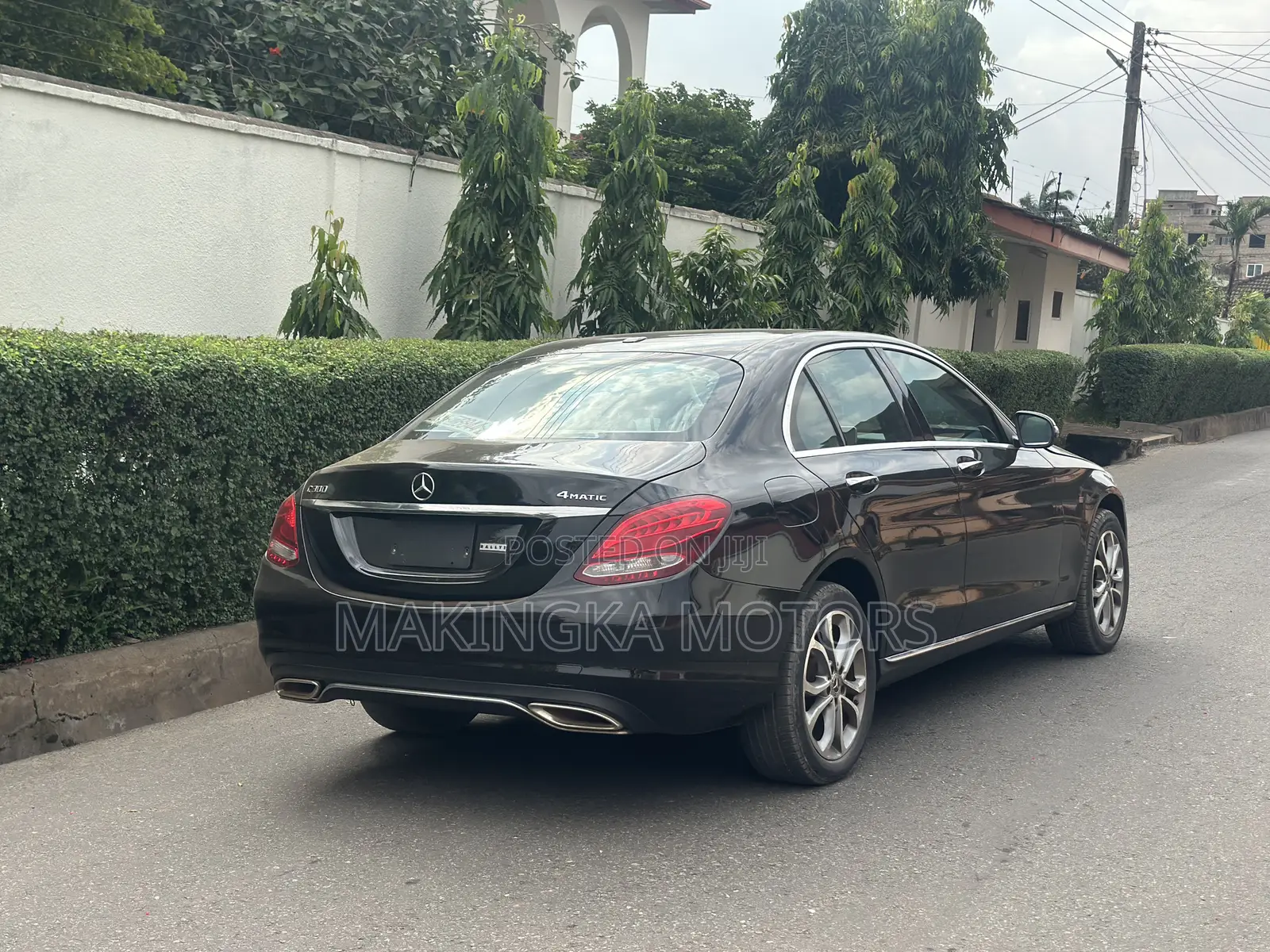 Mercedes-Benz C300 Base C300 AWD 4MATIC Sedan 2018 Black