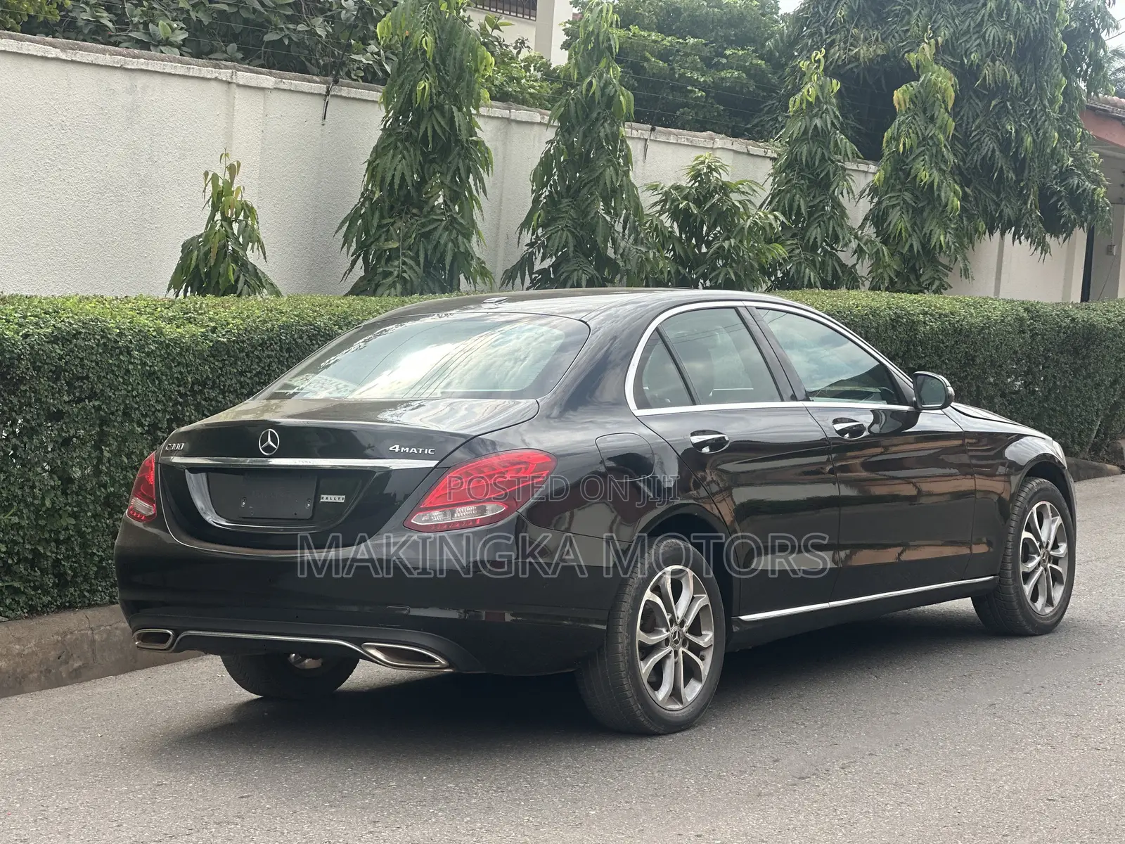 Mercedes-Benz C300 Base C300 AWD 4MATIC Sedan 2018 Black