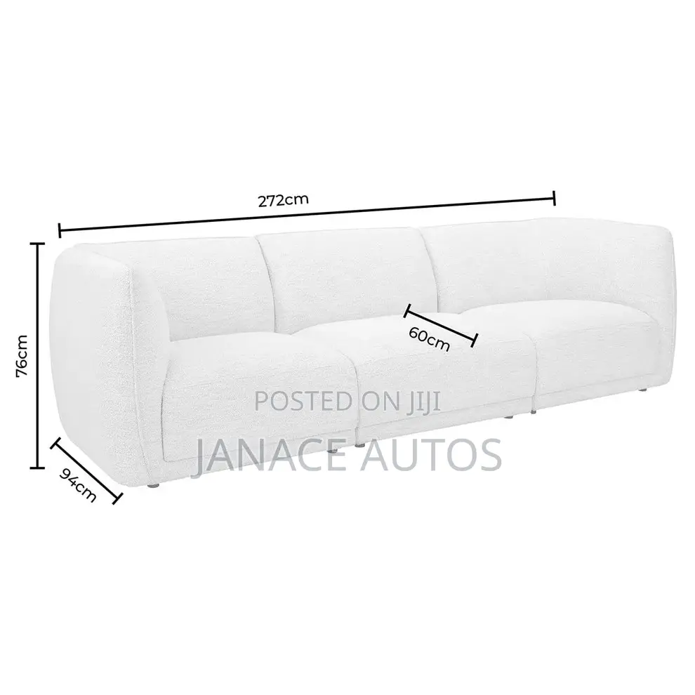 DUSK Porto 3 Seater Modular Sofa - Velvet Ink
