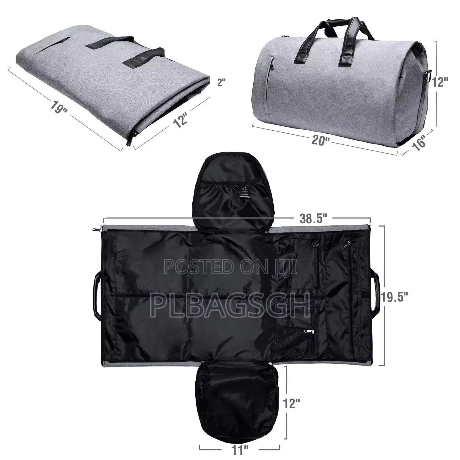 Suit Duffel Traveling Bag FoldebleBag Flightbag, Carry-on Bag 20 Inche