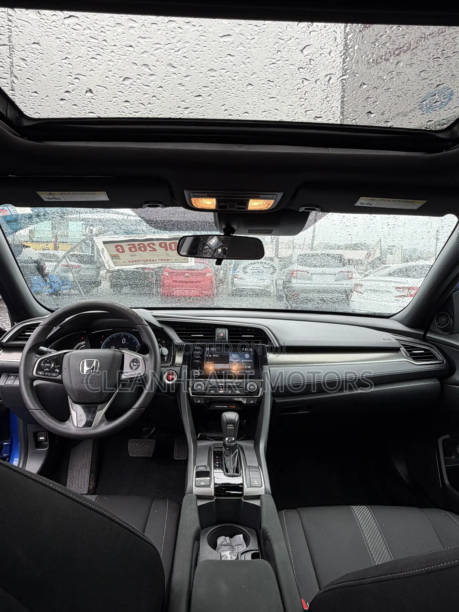 Honda Civic EX Hatchback 2019 Blue
