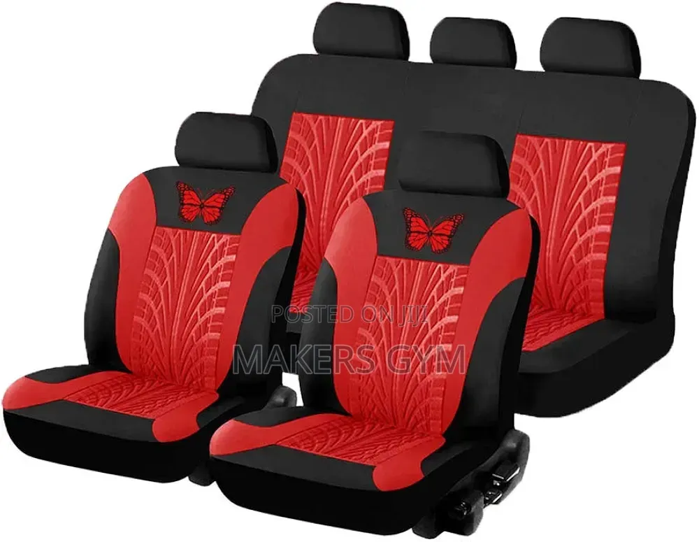 Car Seat Covers (Black and Red) Universal