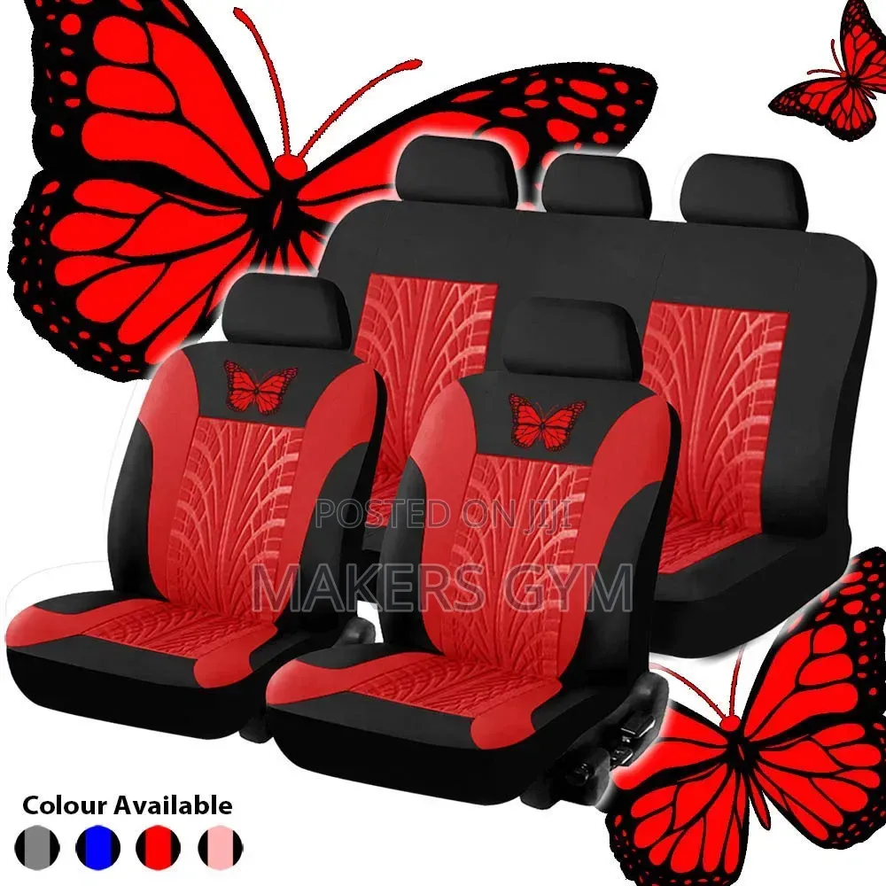 Car Seat Covers (Black and Red) Universal