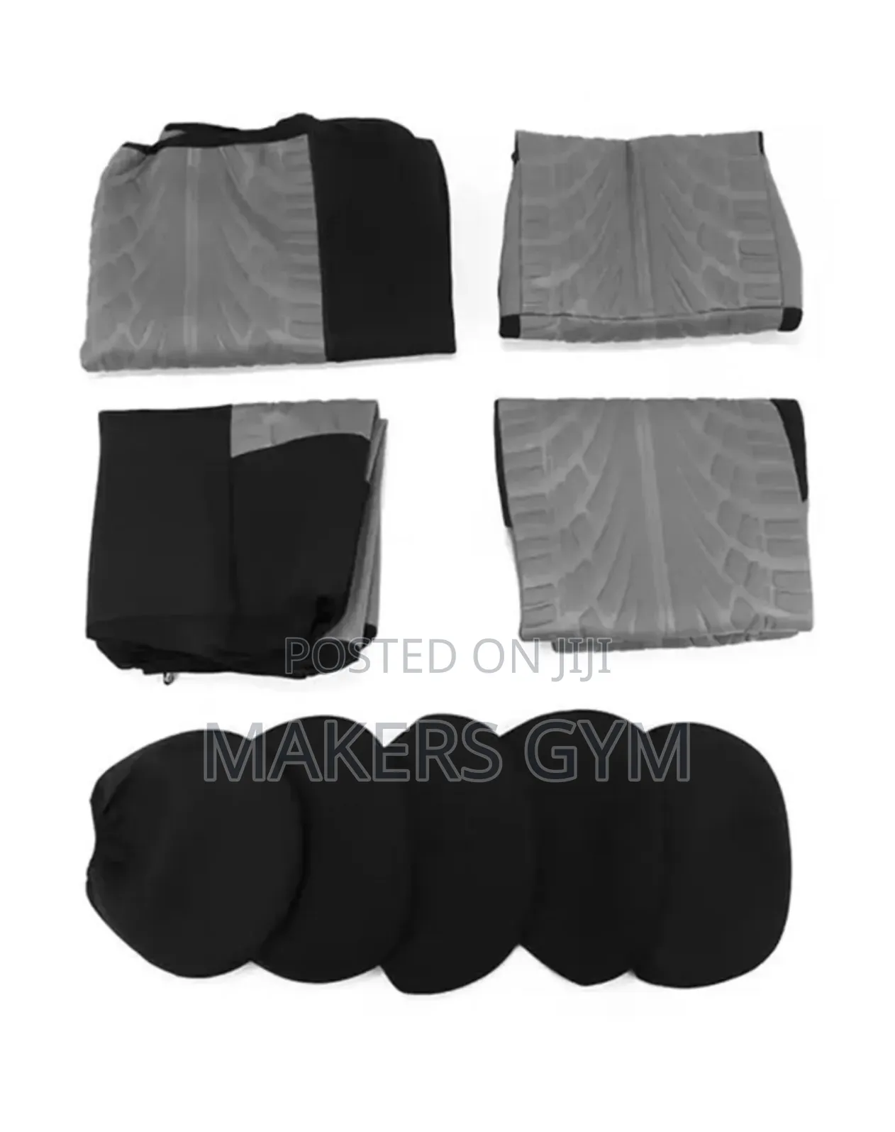 Car Seat Covers (Black and Grey) Univ