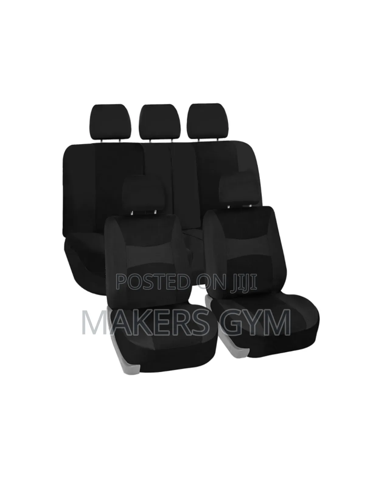 Car Seat Covers ( Nine Pieces) Black