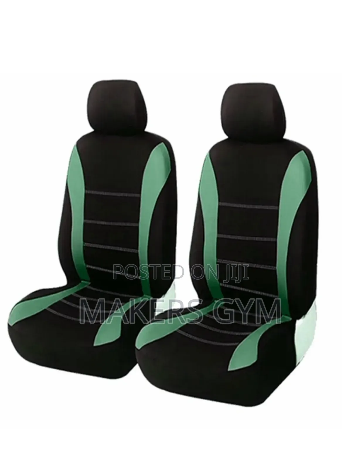 Car Seat Cover (9 Pcs) Black and Green