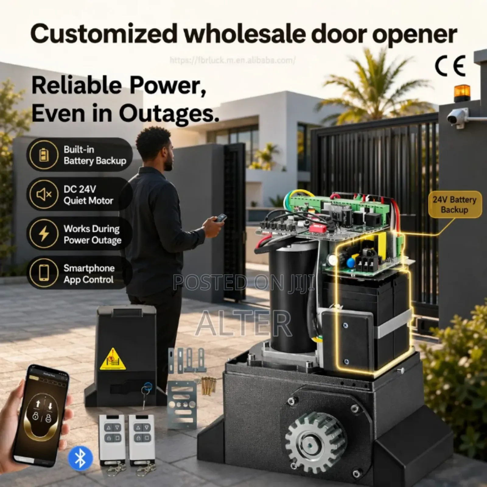 Alter Sliding Gate Motor – Open Your Gate With Just One Click
