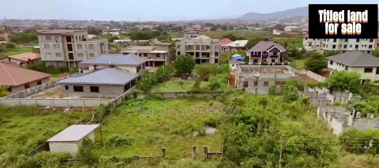 Titled Oyibi Land for Sale Near Aluminium Junction