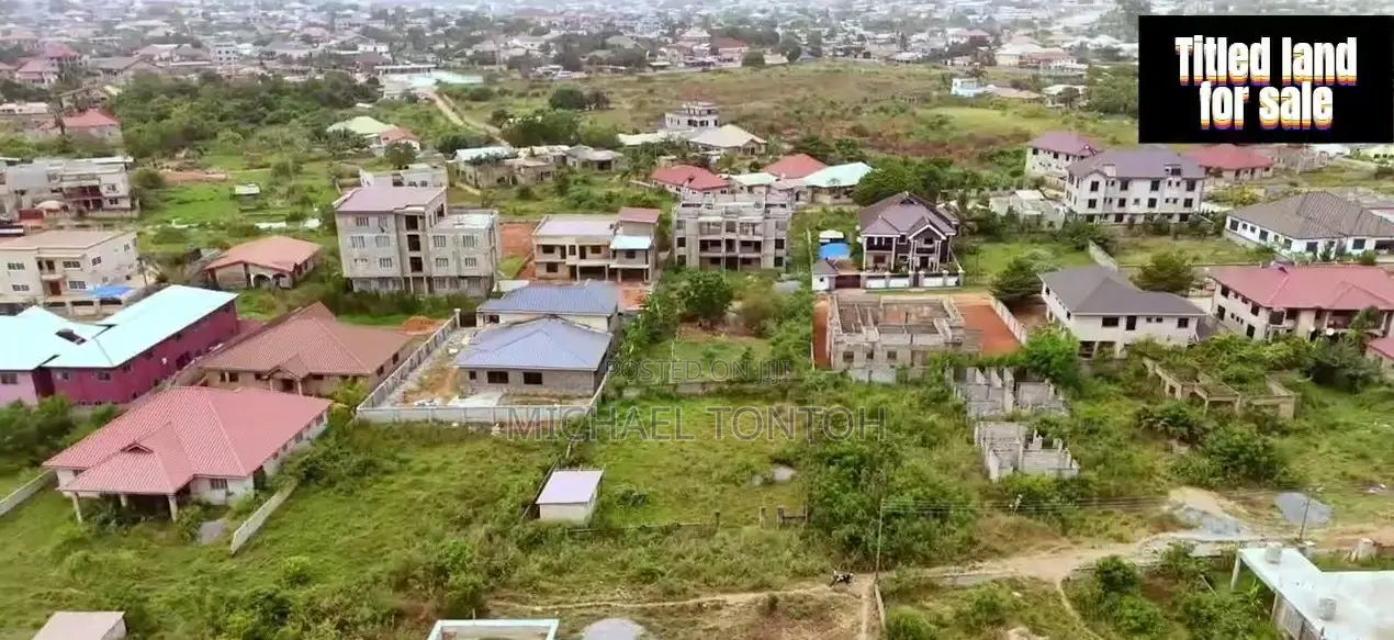 Titled Oyibi Land for Sale Near Aluminium Junction