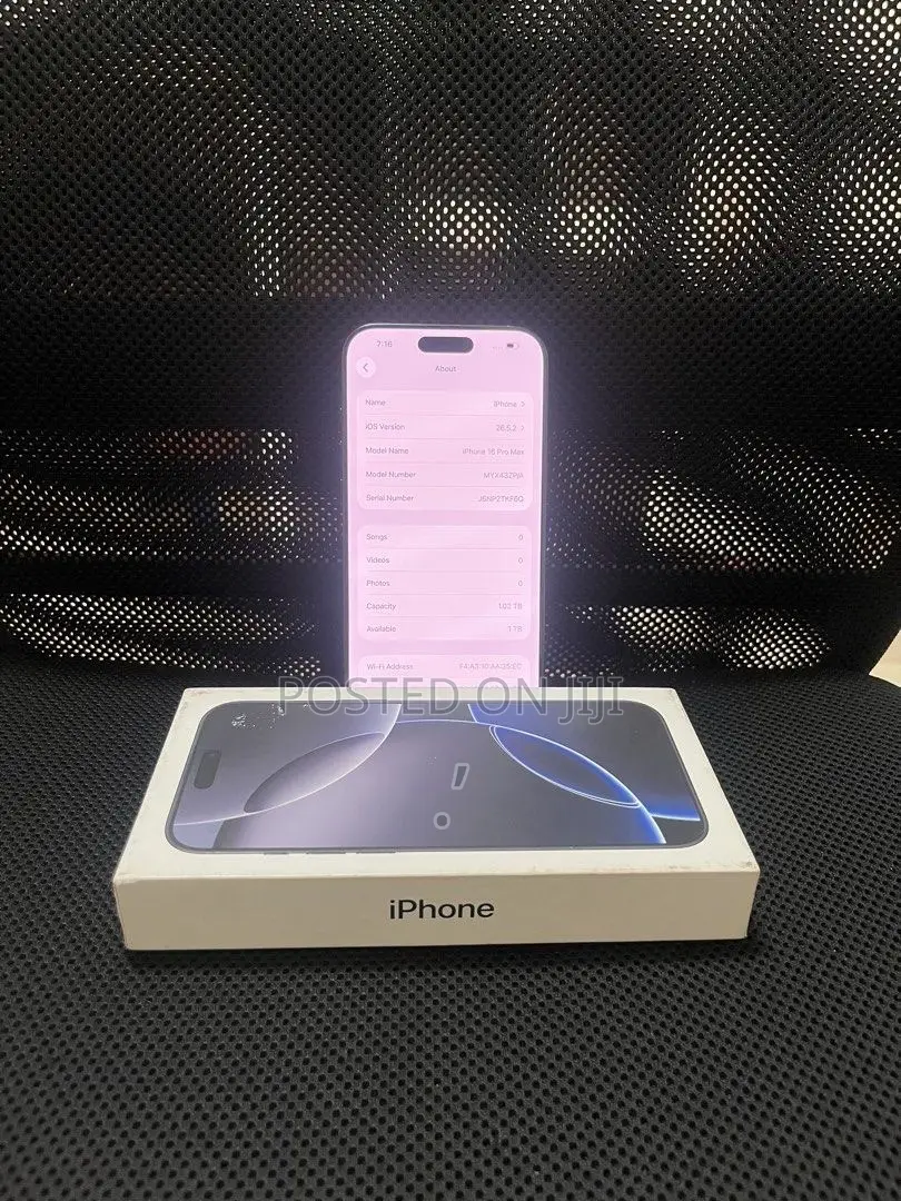 New Apple iPhone 16 Pro Max 512 GB Black