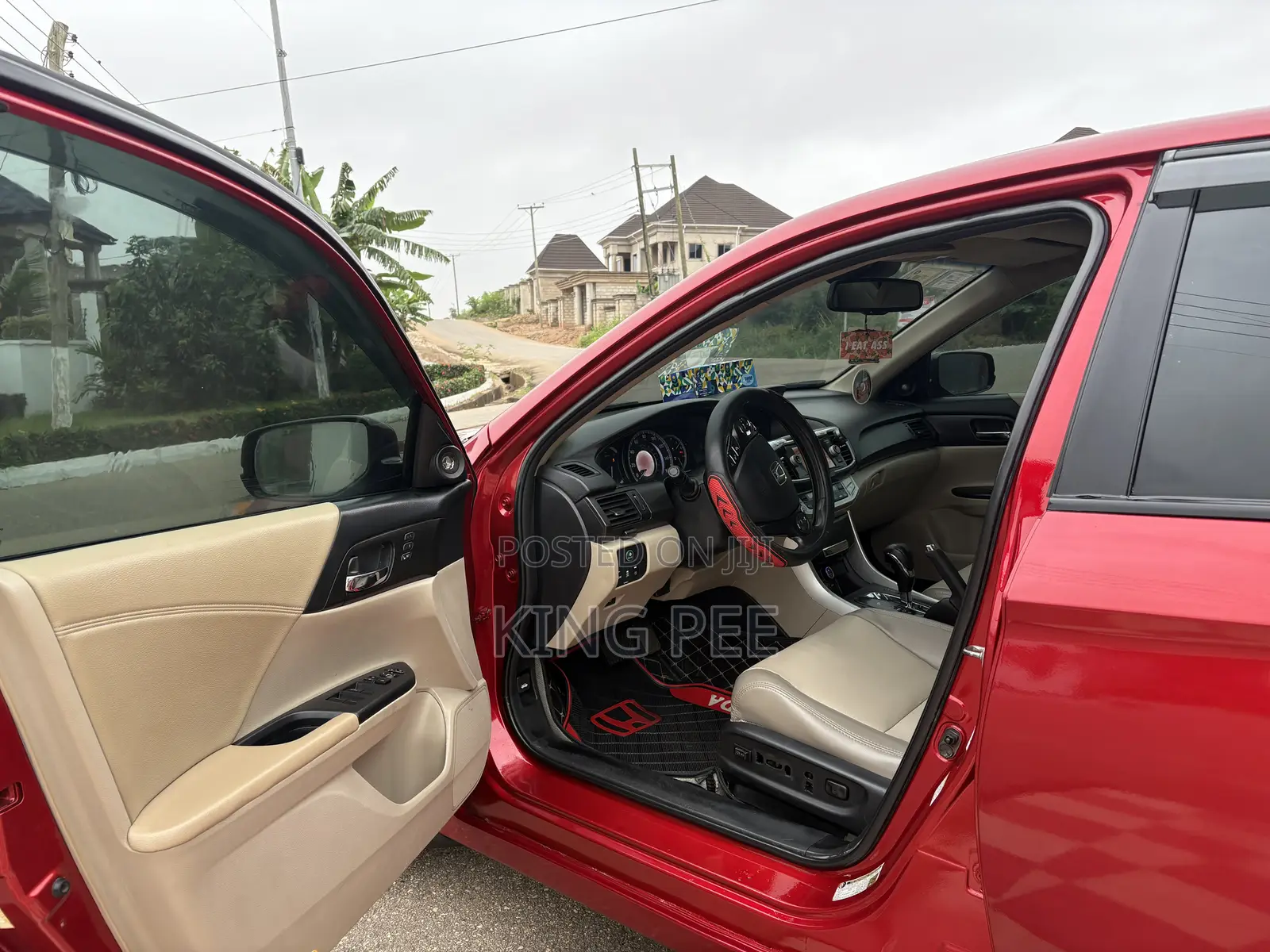 Honda Accord EX-L V-6 4dr Sedan FWD (3.5L 6cyl 6A) 2016 Red