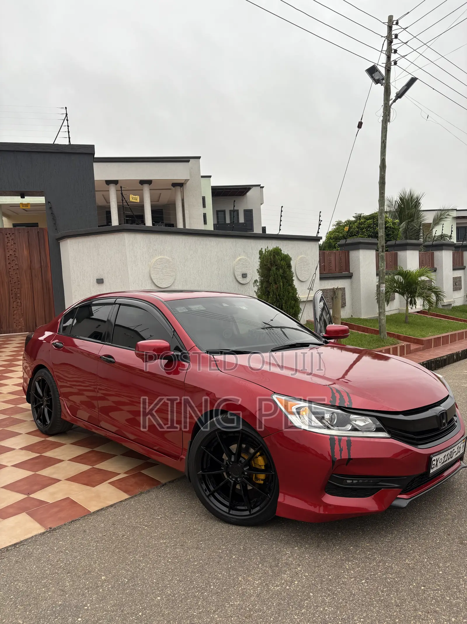 Honda Accord EX-L V-6 4dr Sedan FWD (3.5L 6cyl 6A) 2016 Red
