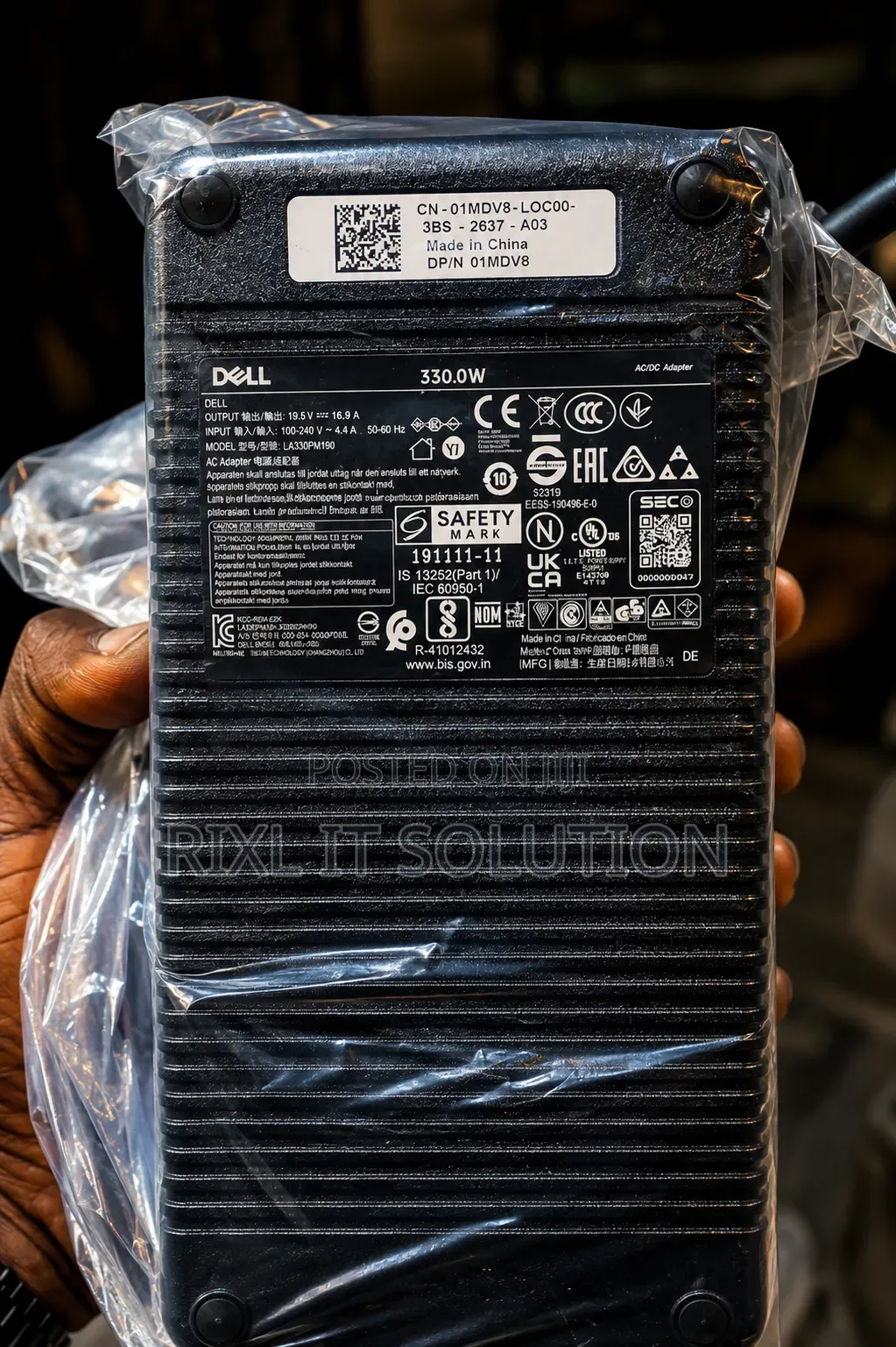 Genuine Dell Alienware 330W Charger for M17 M18 M18x X51 X51 Models AC