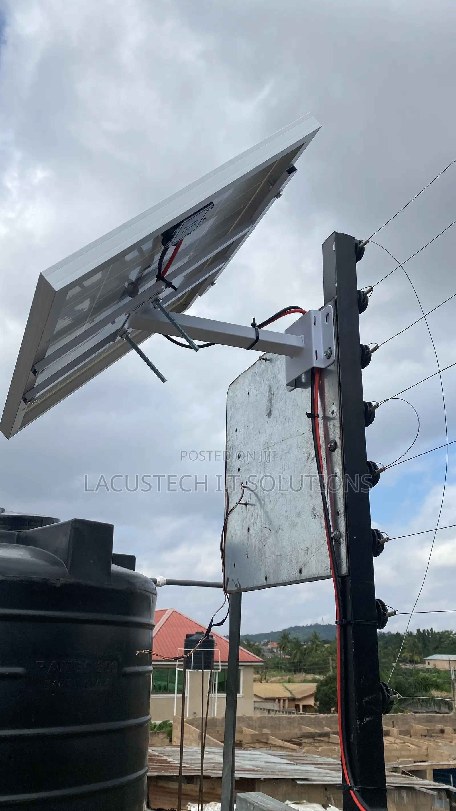 Gemini Sliding Gate Motor With Solar Panel