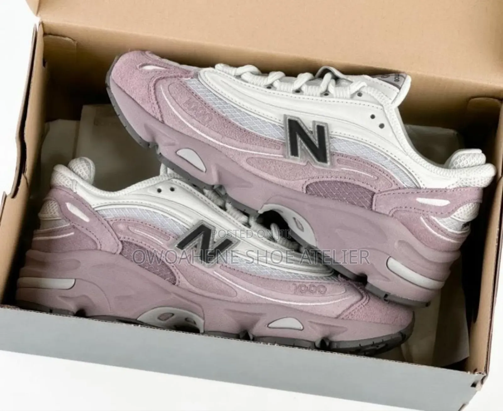 New Balance 1000 Sneakers in the "Ice Wine" /Castlerock With Sea Salt