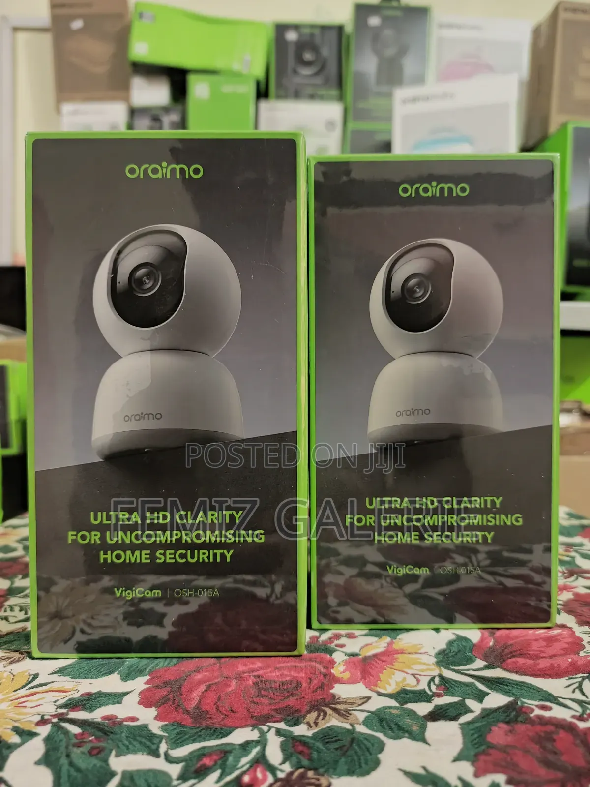 Oraimo Vigicam 3MP Ultra HD Night Vision IP Camera