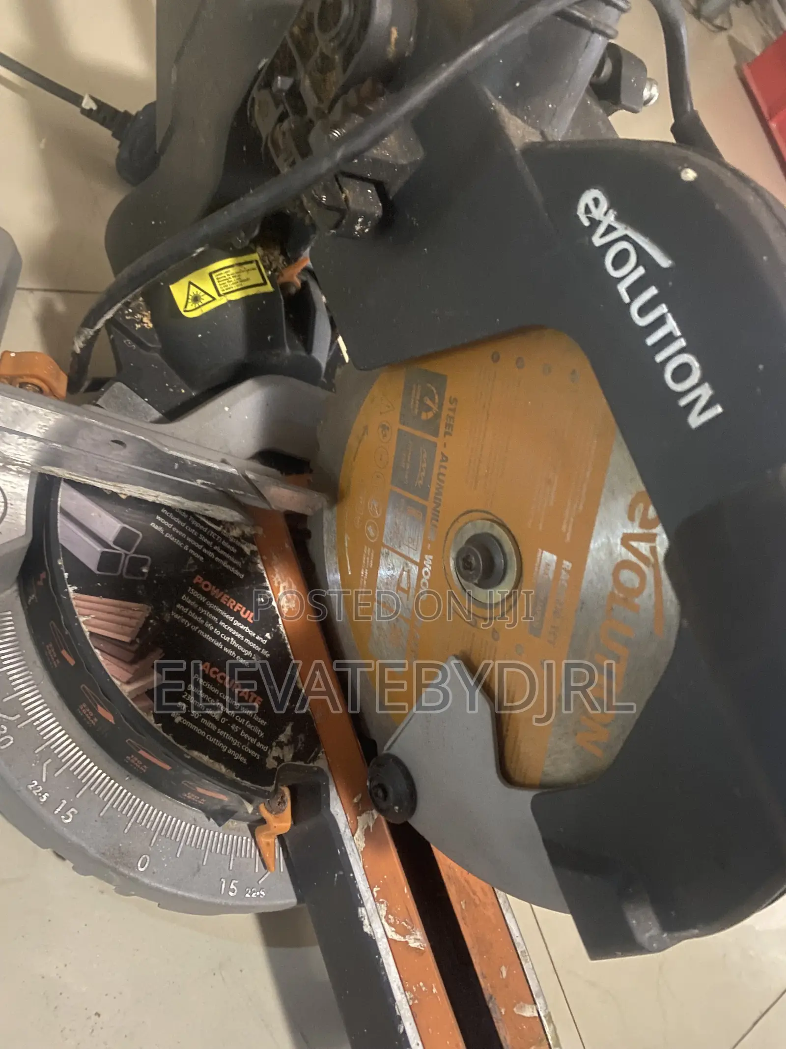 Evolution R210CMS: Compound Miter Saw (Laser)