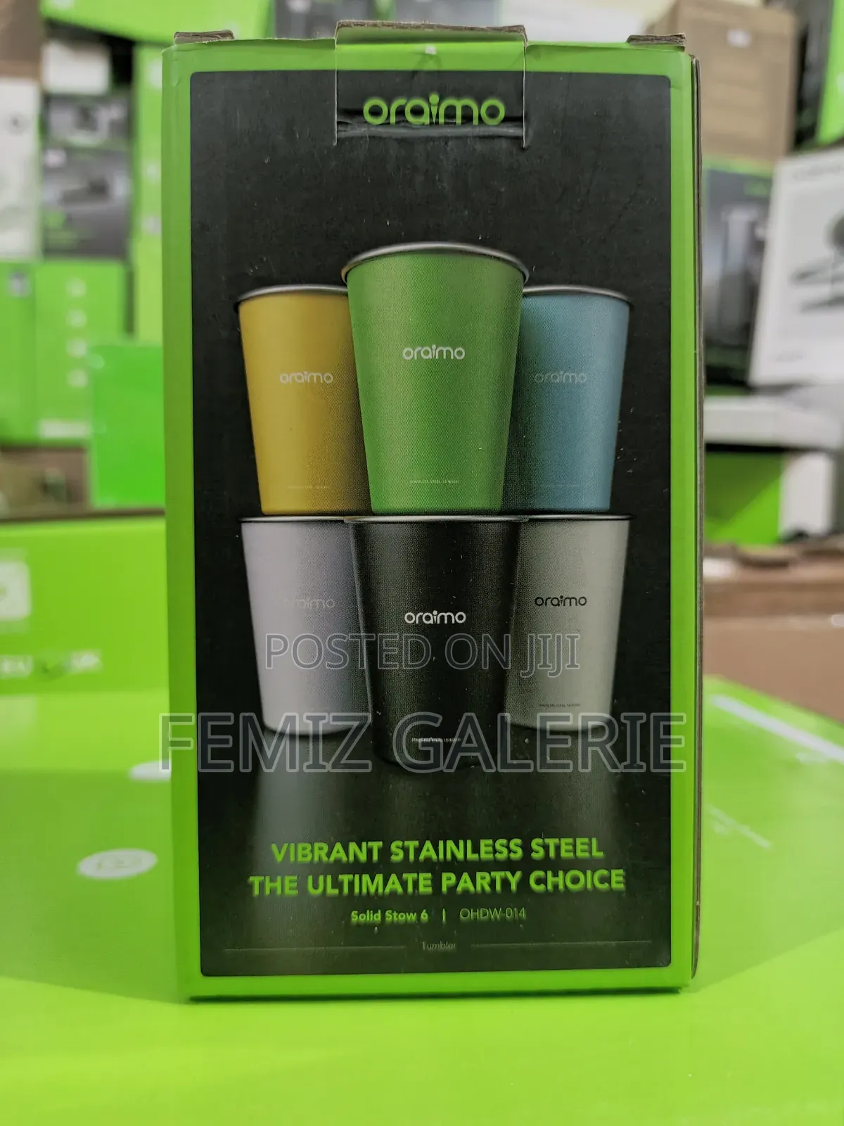 Oraimo Solid Stow 6 Stainless Steel Drinking Cup-6in1