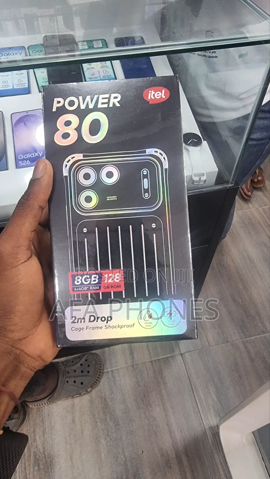 New Itel Power 80 128 GB Black