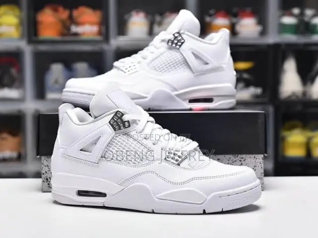 Original Air Jordan 4 Pristine White