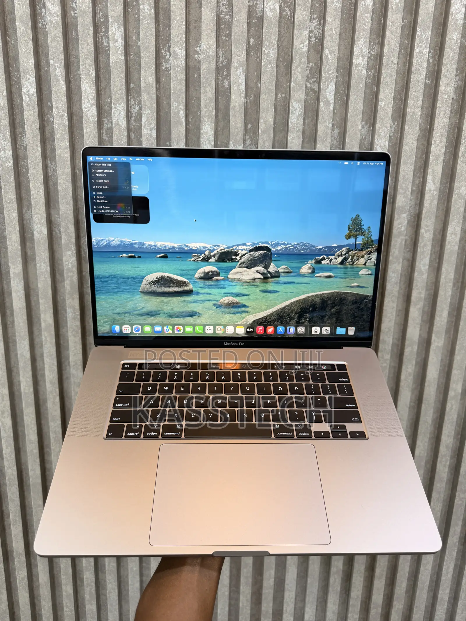 Laptop Apple MacBook Pro 2019 16GB Intel Core i7 SSD 512GB
