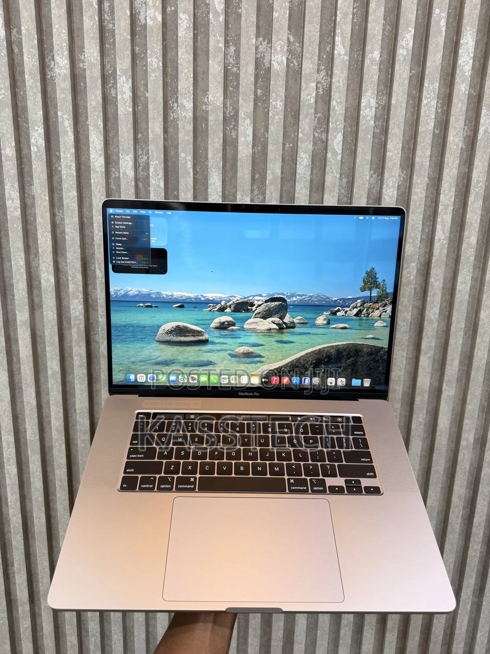 Laptop Apple MacBook Pro 2019 16GB Intel Core i7 SSD 512GB