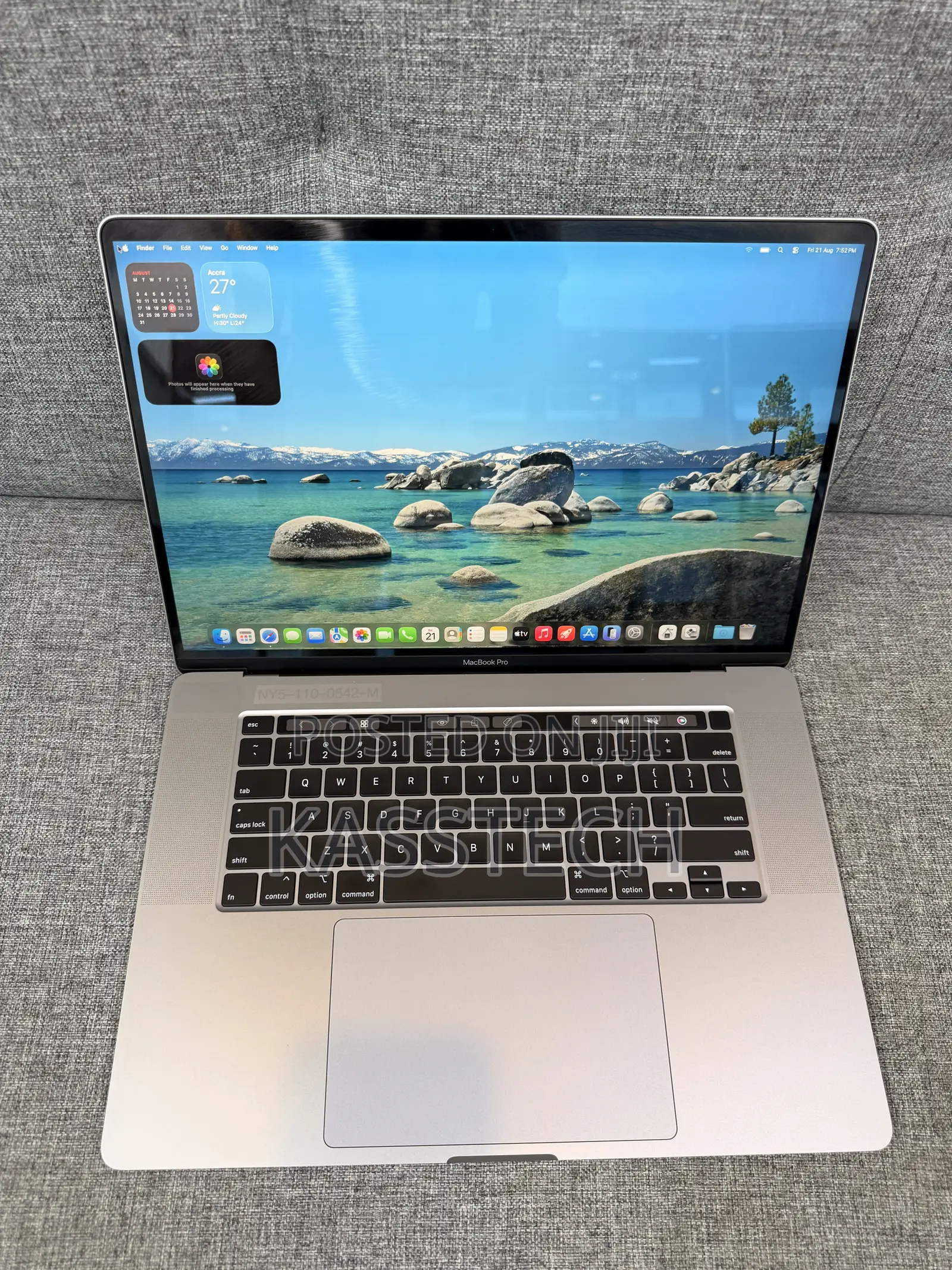 Laptop Apple MacBook Pro 2019 16GB Intel Core i7 SSD 512GB