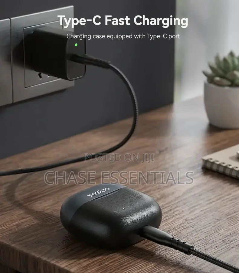 Yesido Wireless Earbuds With ENC Noise Cancelling Mic