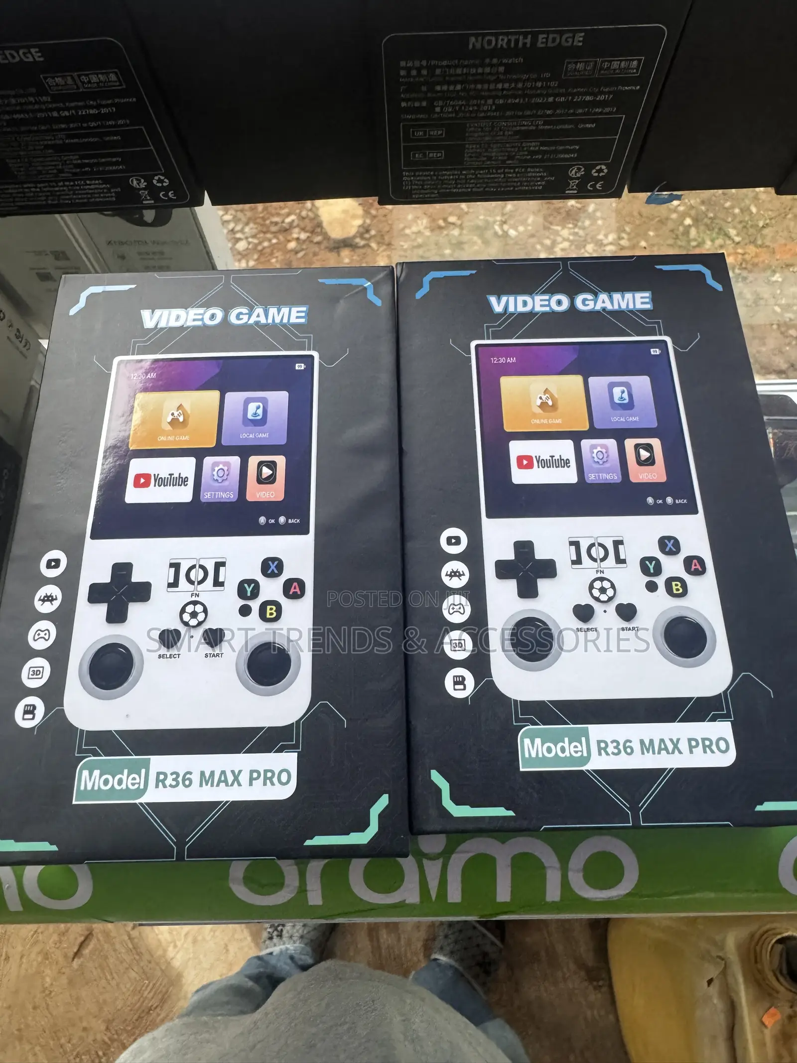 R36Max Pro Gaming Console With YouTube