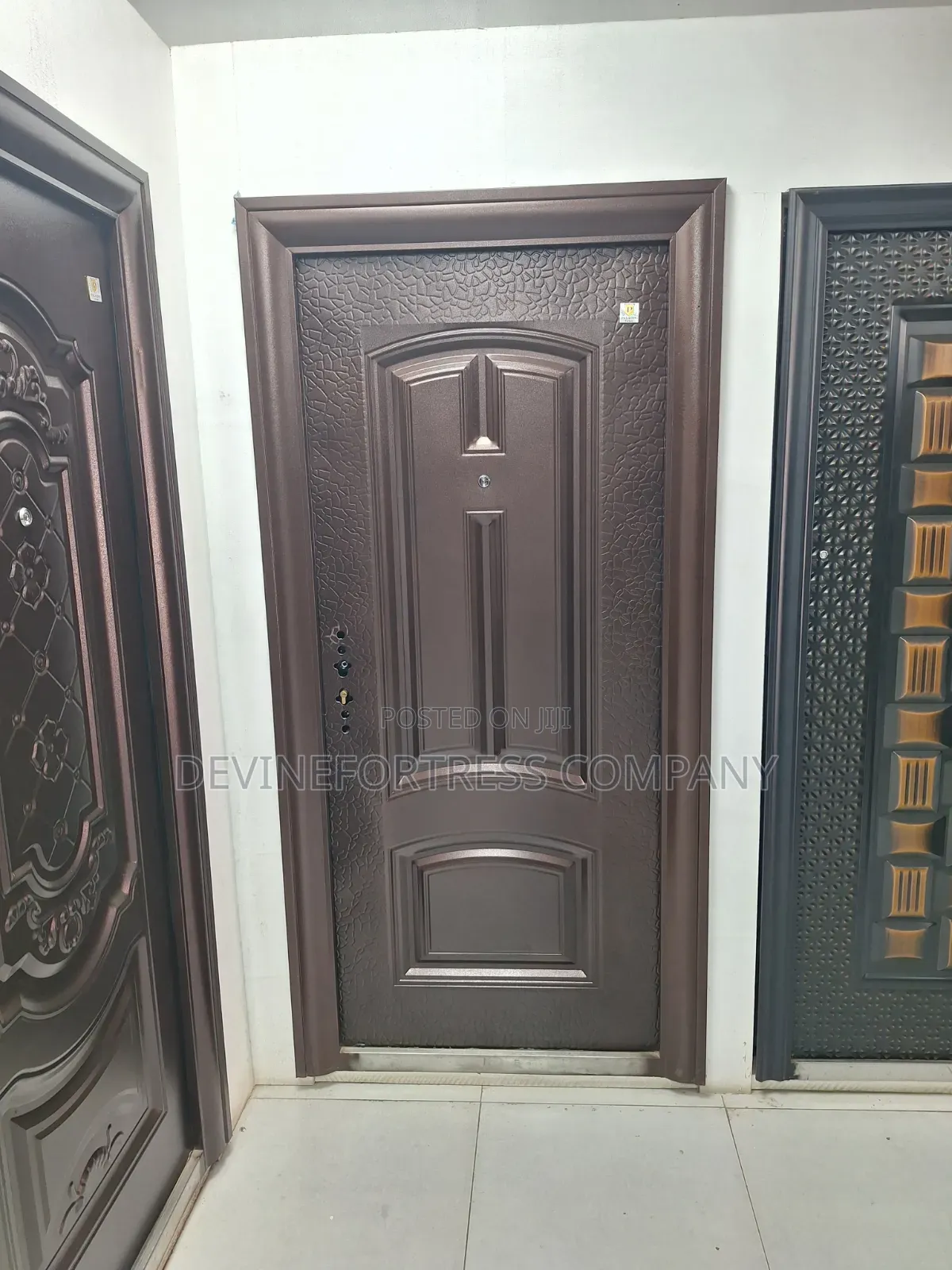 Paladin Rough Brown Door for All Buildings, (Strong and Elegant)