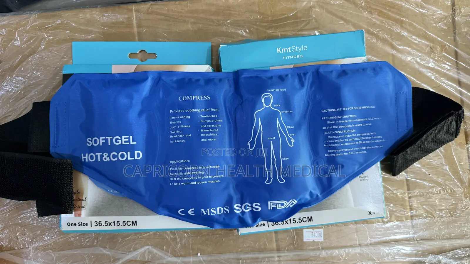 Hot / Cold Pack Back Wrap